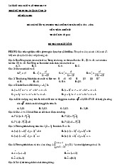 Đề cương cuối kỳ 2 Toán 10 năm 2024 – 2025 trường THPT Trần Quang Khải – BR VT