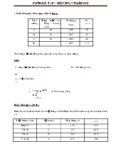Bài tập môn Nguyên lý thống kê kinh tế  | Học viện Nông nghiệp Việt Nam