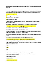 TOP 500 Câu hỏi trắc nghiệm có đáp án Môn Lịch sử Đảng Cộng Sản Việt Nam | Đại học Kinh Tế Quốc Dân