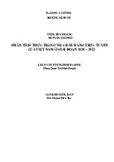 Phân Tích Thực Trạng Bán Hàng Trực Tuyến VN Giai Đoạn 2020-2021 | Môn Phân tích hoạt động kinh doanh - Đại học Cần Thơ