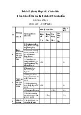 Đề thi học kỳ 1 môn Lịch Sử lớp 8 năm học 2024 - 2025 | Bộ sách Cánh diều