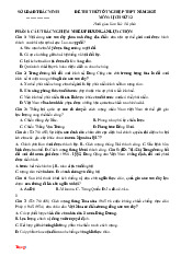 Đề Thi Thử Tốt Nghiệp 2025 Lịch Sử Sở GD Bắc Ninh Giải Chi Tiết