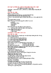 BÀI TẬP LUYỆN THI: MÔN CĂN BẢN KINH TẾ VI MÔ