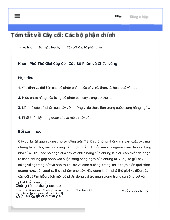 Tóm tắt về Khám Phá Thế Giới Cây Cối | Môn Vi sinh vật học | Đại hoc Văn Lang