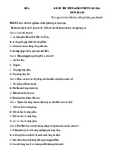 Đề thi thử tốt nghiệp THPT 2025 môn Địa lí bám sát đề minh họa - Đề 8