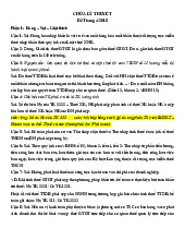 Chữa Lý Thuyết Tháng 4 & 6: Phân Tích Đúng Sai Giải Thích | Môn Kế toán thuế - Học viện Ngân hàng