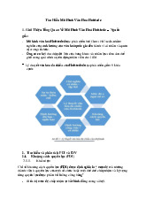 Mô Hình Văn Hoá Hofstede môn Quản trị tài chính | Trường Đại Học Thái Nguyên