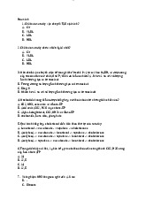 Đề Giữa Kỳ Hóa Sinh Y | Đại học Y Dược Thành phố Hồ Chí Minh