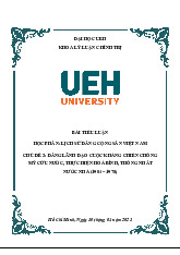 Tiểu Luận Lịch Sử Đảng Cộng Sản Việt Nam | Lịch sử đảng | Trường Đại học Kinh tế Thành phố Hồ Chí Minh