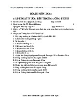 Cấp thoát nước bên trong công trình | Môn Đồ án cấp thoát nước - Đại học Xây Dựng Hà Nội