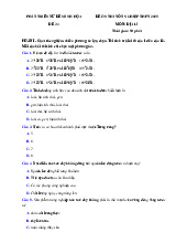 Đề thi thử tốt nghiệp THPT 2025 môn Địa lí bám sát đề minh họa - Đề 34