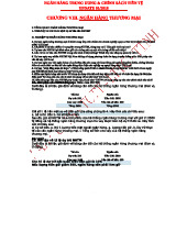 Nhãn Bài Tập Chính Sách Tiền Tệ - TCTT cho Lớp AAA (Chương VII & VIII)