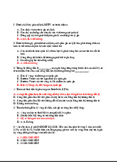 Trắc nghiệm về Hệ thống Tỷ giá Hối đoái Cố định | Tài chính quốc tế | Trường Học Viện nông nghiệp Việt Nam