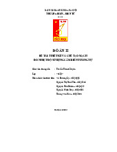 Đồ án II  Đề tài: thiết kế và chế tạo mạch Đo nhiệt độ sử dụng cảm biến tương tự | Thực tập cơ bản | Trường Đại học Bách Khoa Hà Nội