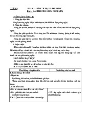 Giáo án Công nghệ 5 tuần 2