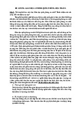 ĐỀ CƯƠNG HỌC PHẦN GIÁO DỤC AN NINH QUỐC - PHÒNG 1. Môn Giáo dục quốc phòng an ninh (GDQP) | Trường Đại học Giao thông Vận tải.
