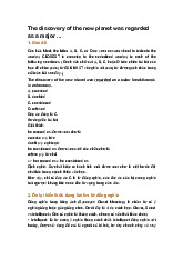 The discovery of the new planet was regarded as a major ...