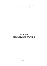 Giáo trình Thương mại điện tử | Trường Đại học Đồng Tháp