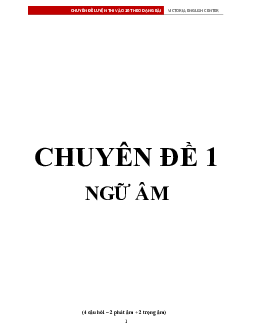 Chuyên Đề Luyện Thi Vào 10 Theo Dạng Bài Victoria English Center
