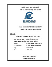 Báo cáo Thực Tập Xây Dựng Website Bán Nội Thất | Đại học Điện lực