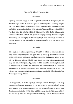 TOP 26 bài mẫu Tóm tắt tác phẩm Vợ chồng A Phủ | Văn mẫu 12
