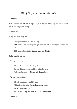 Tả quả mít mà em yêu thích (Dàn ý + 8 mẫu) | Tập làm văn lớp 5