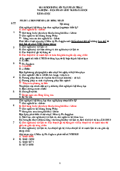 Ôn tập trắc nghiệm - Chủ nghĩa xã hội khoa học | Học viện Chính sách và Phát triển