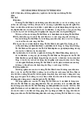 Đề Cương Tự Luận Tư Tưởng Hồ Chí Minh | Bài thảo luận tư tưởng Hồ Chí Minh