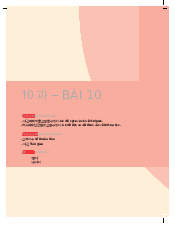 Bài giảng luyện tập bài 10 - Hàn Quốc Học | Trường Đại học Ngoại ngữ, Đại học Quốc gia Hà Nội