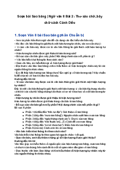 Soạn bài Sao băng | Ngữ văn 8 Bài 2: Thơ sáu chữ, bảy chữ sách Cánh Diều