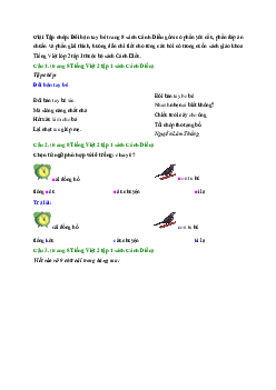 Giải SGK môn Giải Tập chép: Đôi bàn tay bé trang 8 | Cánh Diều