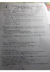 Đề thi cuối HKI học phần Vật lý hiện đại năm 2024 - 2025 | Trường Đại học Khoa học tự nhiên, Đại học Quốc gia Thành phố Hồ Chí Minh