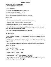 Bài tập Ankan môn Hóa học 11