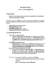 Đề cương ôn tập: Ảnh hưởng toán cầu hóa tại VN Môn Tài chính quốc tế | Trường Học Viện nông nghiệp Việt Nam