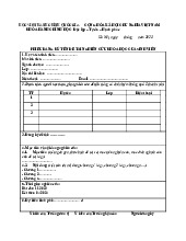 Phiếu đăng ký tên đề tài nghiên cứu khoa học của sinh viên | Học viện Hành chính Quốc gia