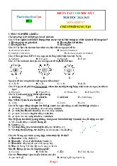 10 Đề Ôn Tập Cuối Học Kỳ 1 KHTN 7 Chân Trời Sáng Tạo 2024-2025 Có Đáp Án