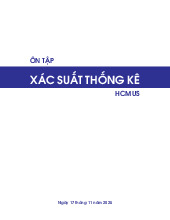 Đề cương ôn tập môn Xác suất thống kê | Trường Đại học Sư phạm Kỹ thuật Thành phố Hồ Chí Minh