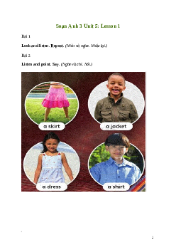 Tiếng Anh lớp 3 Unit 5: Lesson 1 trang 84 Explore Our World