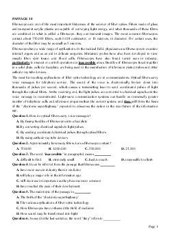 PASSAGE 14_Theme 6. Health and Lifestyles (Sức khỏe và lối sống)