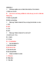 Tài liệu Trắc nghiệm - Kinh tế chính trị Mác-Lênin | Học viện Chính sách và Phát triển