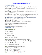 Bài Tập Toán 8 Bài Chia Đa Thức Một Biến Đã Sắp Xếp Có Lời Giải