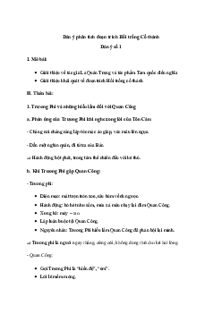 Văn mẫu lớp 10: Phân tích đoạn trích Hồi trống Cổ thành (2 Dàn ý + 9 mẫu) | Cánh diều