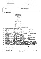 Đề thi giữa học kỳ 1 môn Ngữ Văn lớp 7 năm học 2024 - 2025 - Đề số 2 | Bộ sách Cánh diều