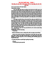 Vận động của Vật Chất và Liên Hệ Thực Tiễn với SV - Bài Tập Triết Học