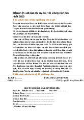 Mẫu nhận xét của chi ủy đối với Đảng viên mới nhất 2025