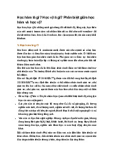 Học hàm là gì? Học vị là gì? Phân biệt giữa học hàm và học vị?