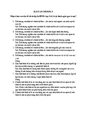 Bài tập Chương 1 môn Kinh tế chính trị–Trường Đại học bách khoa - Đại học đà nẵng.