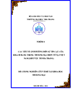 Đề cương nghiên cứu khoa học