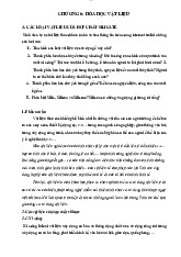 Bài giảng Chương 6: Hóa học Vật liệu | Cơ sở hóa học vật liệu | Trường Đại học Khoa học Tự nhiên, Đại học Quốc gia Hà Nội