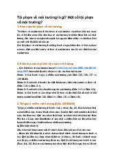 Tội phạm về môi trường là gì? Một số tội phạm về môi trường?